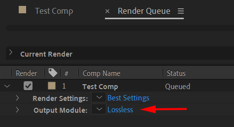 Render queue