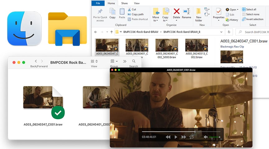 How to Install Blackmagic RAW (.BRAW) Player and Thumbnails for Windows and macOS