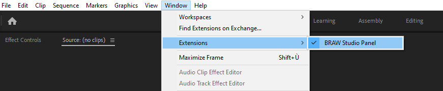 extensionMenu