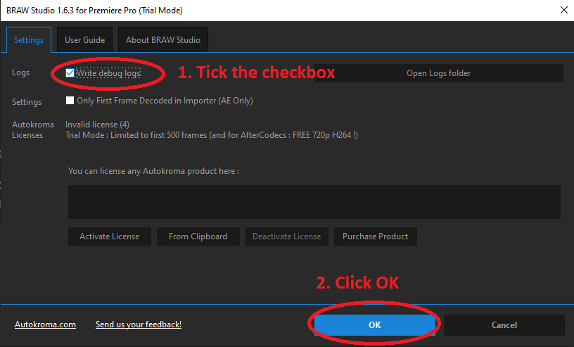 reportBug_tickCheckboxAndOk