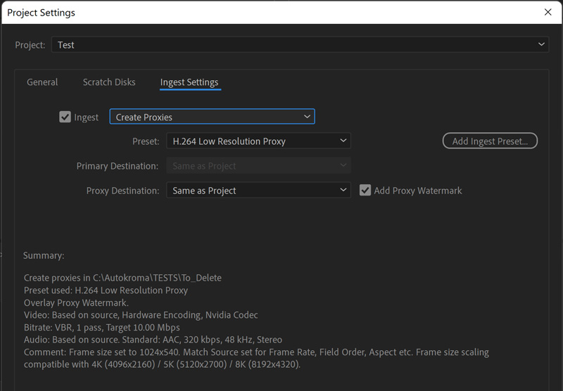 Autokroma_How_To_Use_Proxy_Premiere_Pro_Ingest_Settings